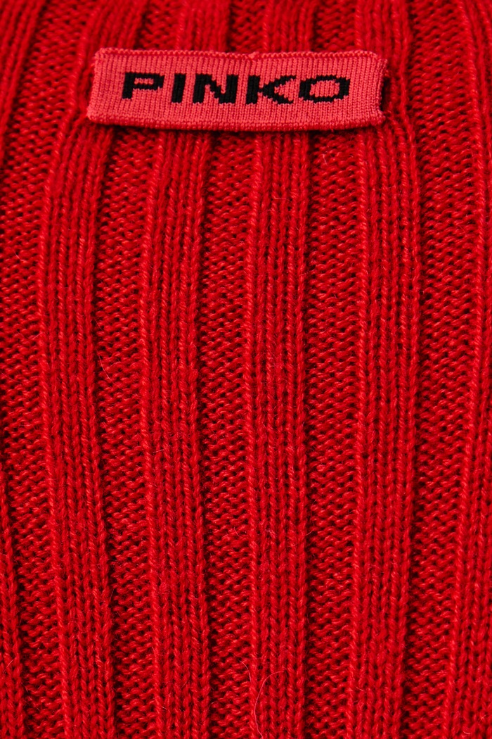Półgolf damski wełniany Pinko czerwony 105446.A3G1