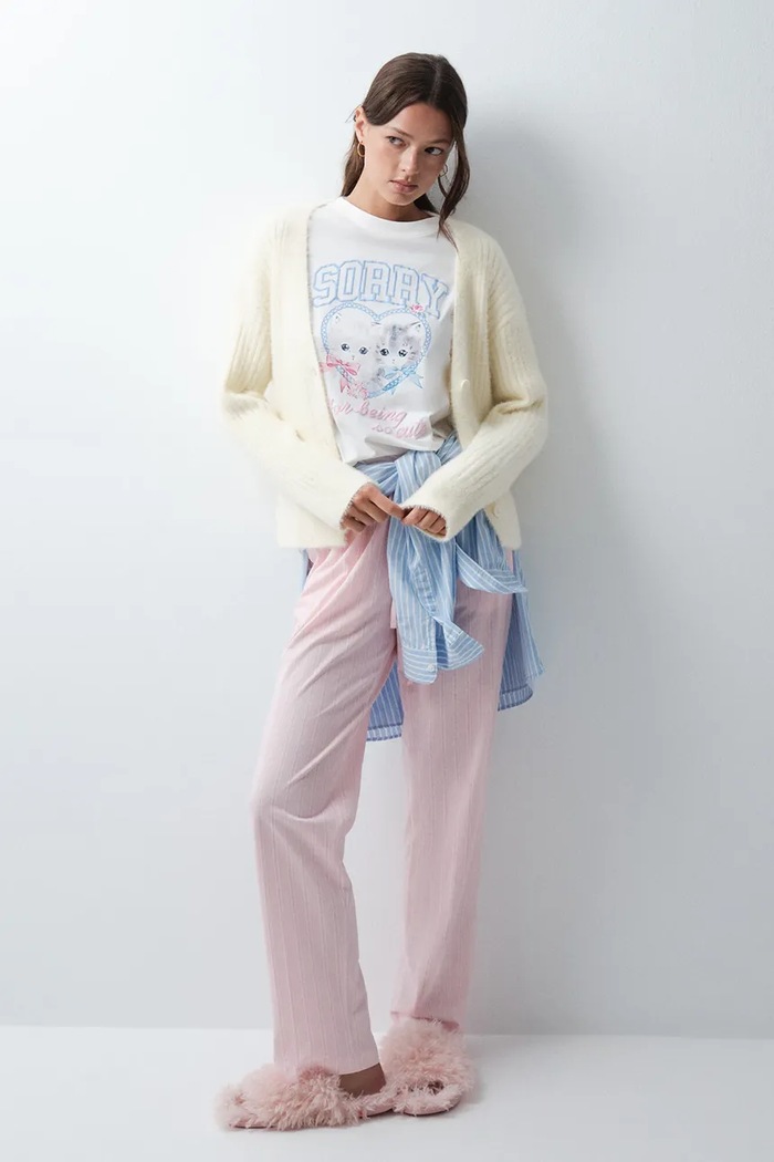 Odzież women'secret Kardigan lounge damski 3144632 żółty