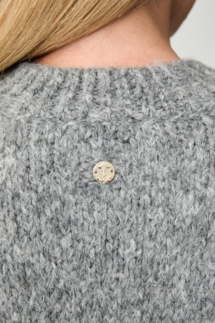 Joop! sweter z krótkim rękawem damski z dodatkiem wełny 30105338