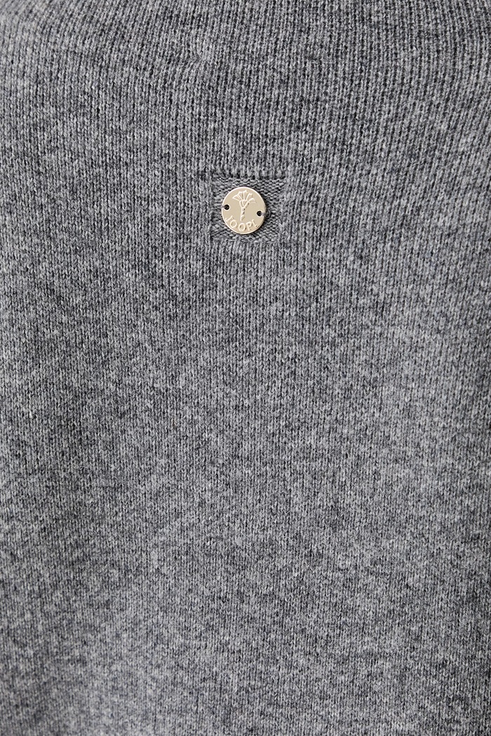 Joop! sweter damski z dodatkiem wełny 30104311 szary