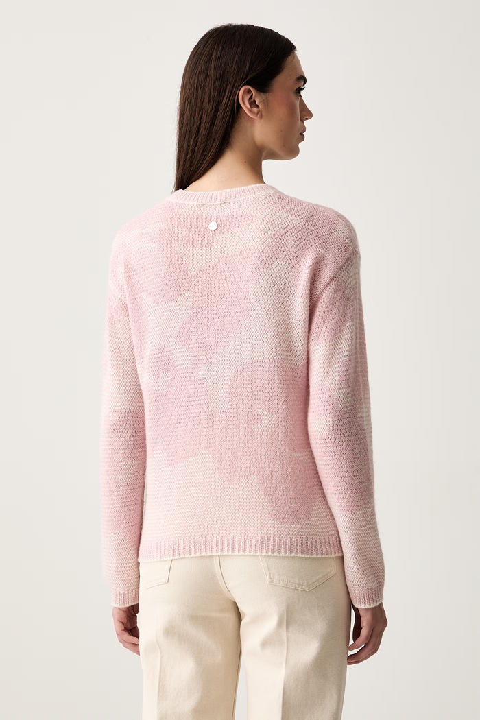 Odzież Joop! sweter damski z wełną 30103308 różowy