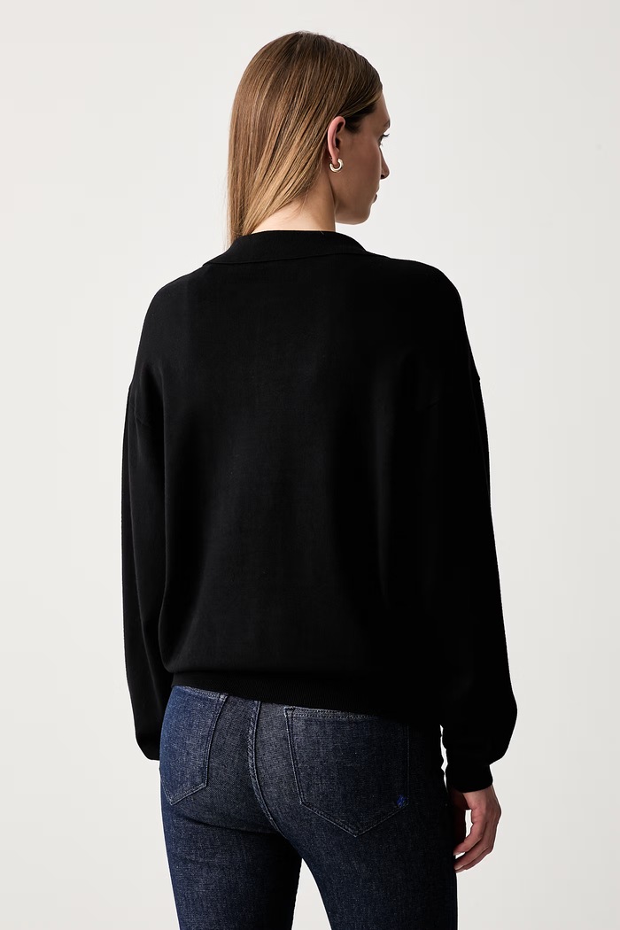 Oblečenie Karl Lagerfeld Jeans sveter dámsky s viskózou B3W18012 čierna