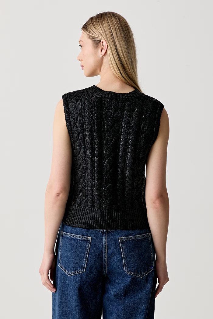 Odzież Karl Lagerfeld Jeans kamizelka damska B3W18010 czarny
