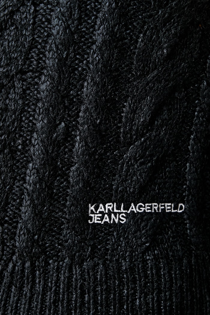 Karl Lagerfeld Jeans kamizelka damska B3W18010 czarny