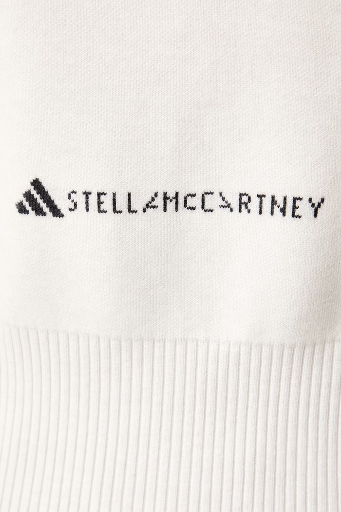 Sweter rozpinany damski adidas by Stella McCartney beżowy KR6245