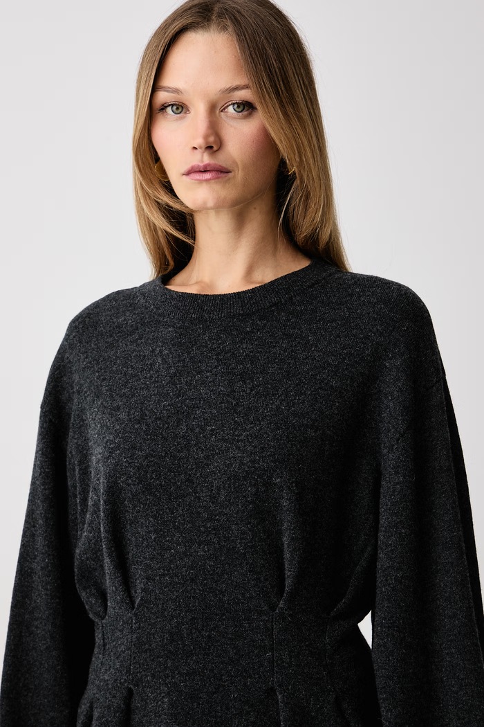 Sweter damski wełniany GZmanzi Gestuz 10911492 szary