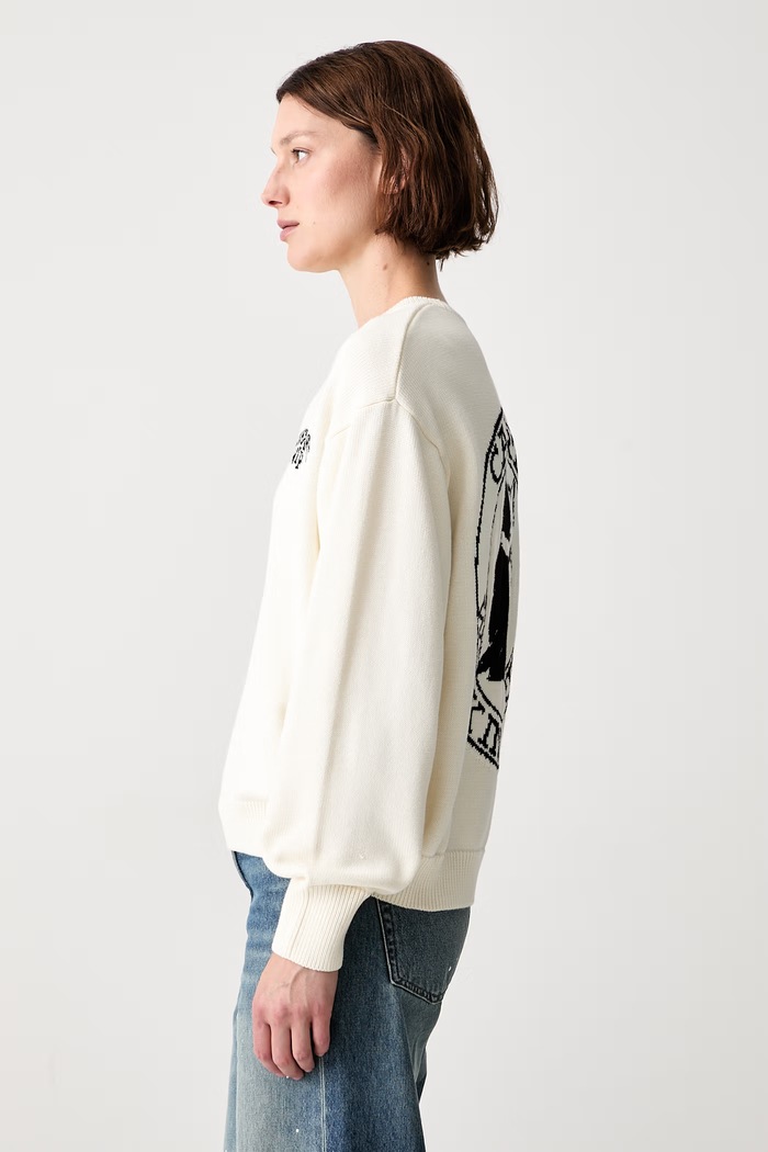 Carhartt WIP W Hugging Cats sweter bawełniany damski I036850 beżowy AW26