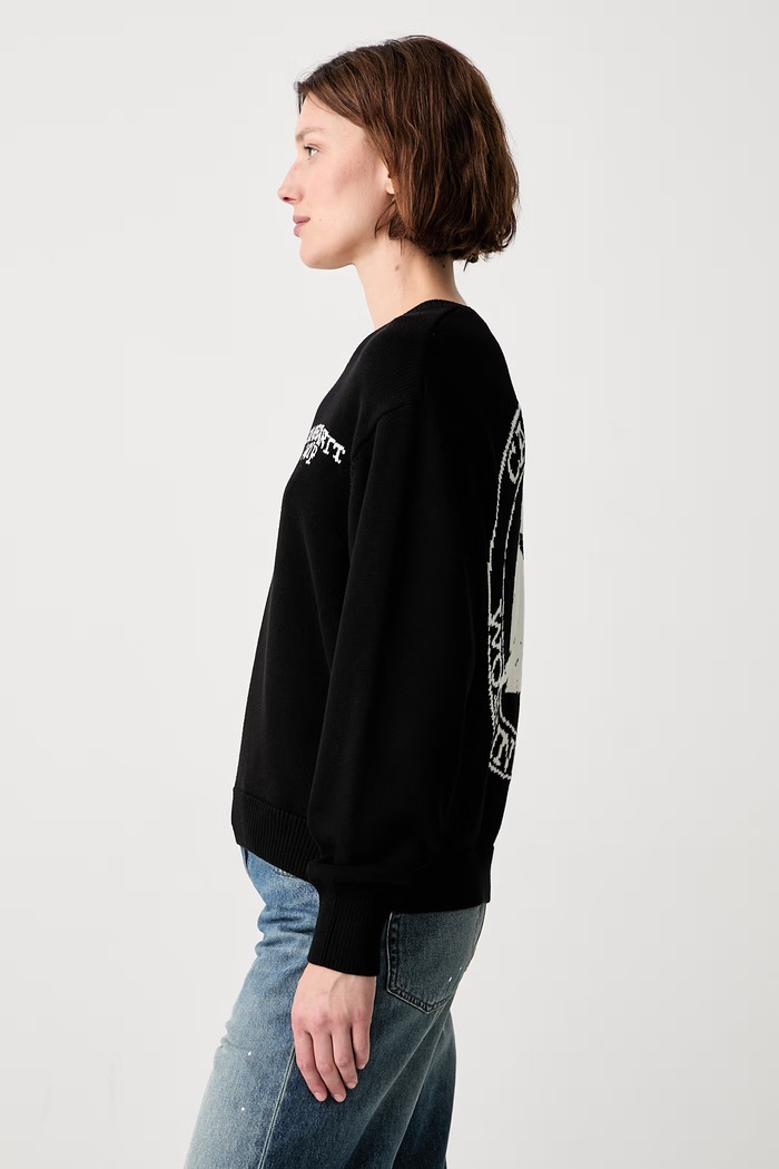 Carhartt WIP W Hugging Cats sweter bawełniany damski I036850 czarny AW26