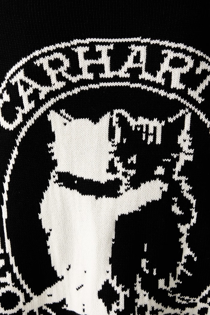 Carhartt WIP W Hugging Cats sweter bawełniany damski I036850 czarny