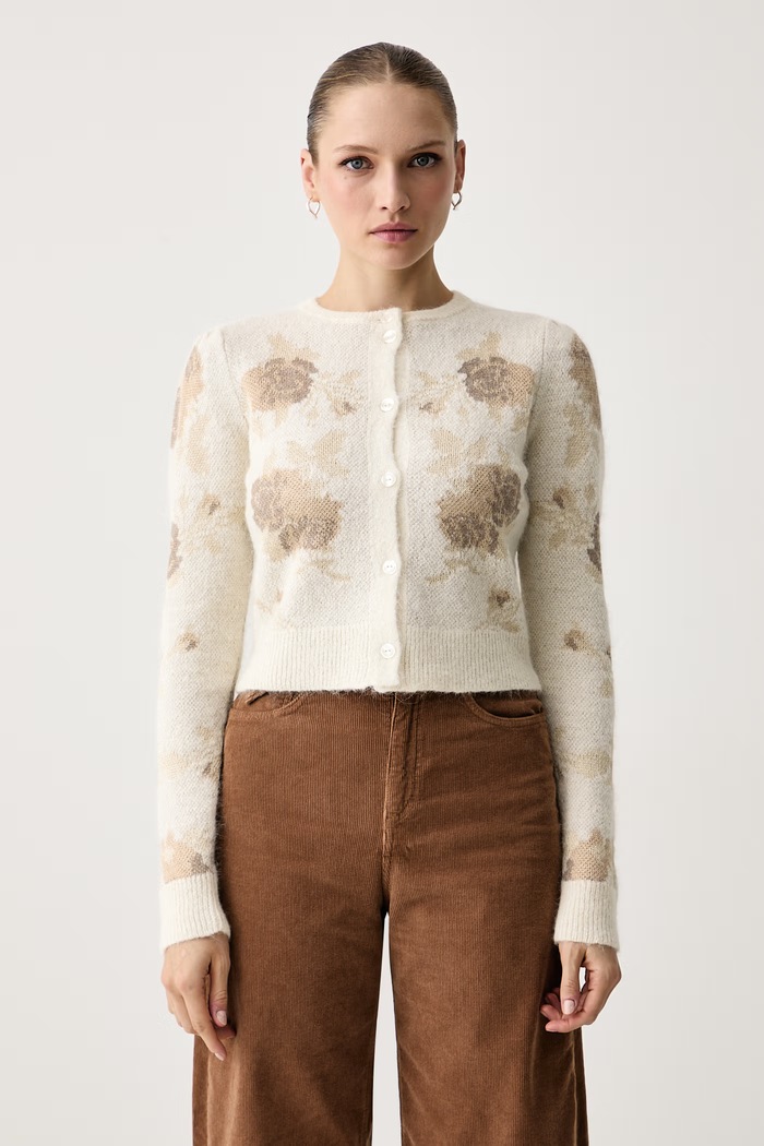 Twinset Жилетка дамска с вълна бежов 262TT3340