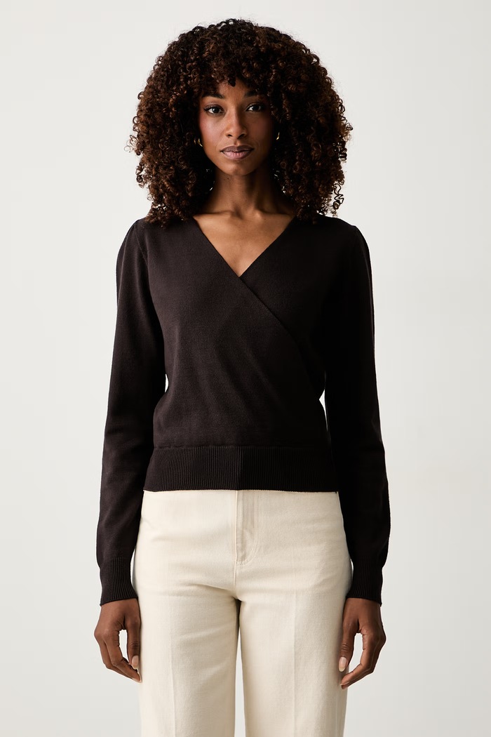 Twinset sweter damski z wiskozą brązowy 262TT3331