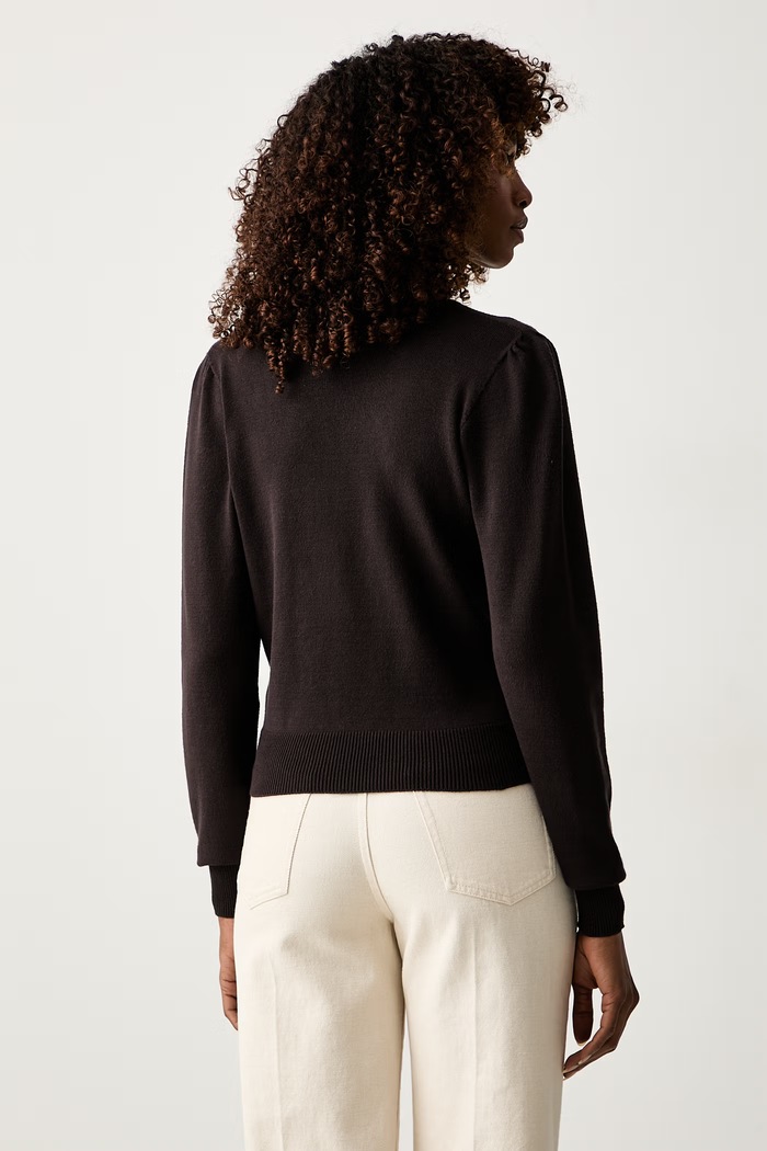 Odzież Twinset sweter damski z wiskozą 262TT3331 brązowy