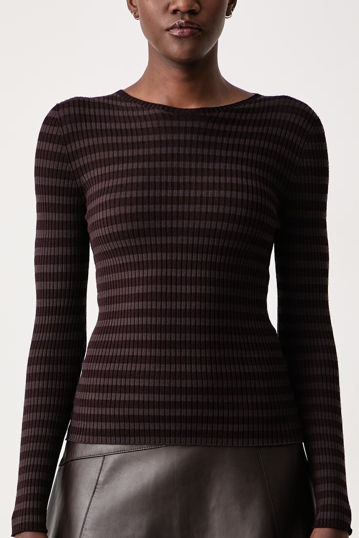 Pulover za žene s viskozom Twinset 262TT3320 smeđa