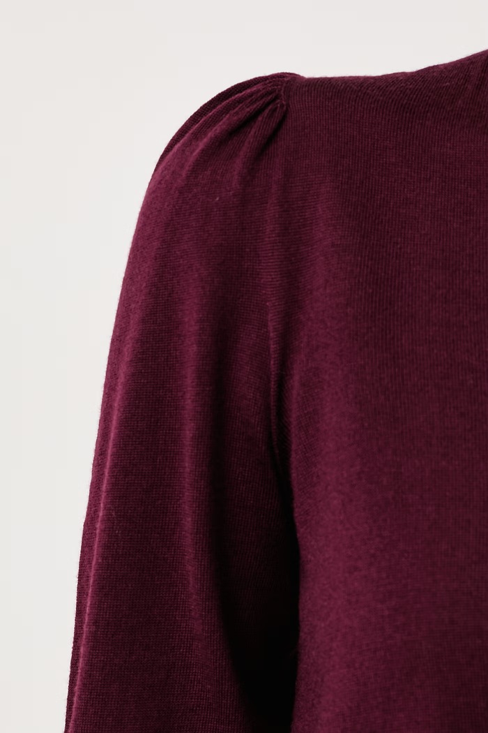 Pulover za žene od vune Twinset bordo 262TT3222