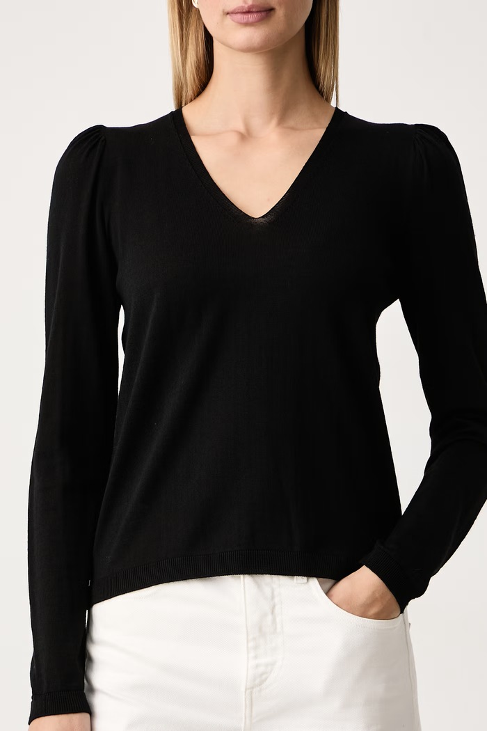 Pulover za žene od vune Twinset 262TT3222 crna