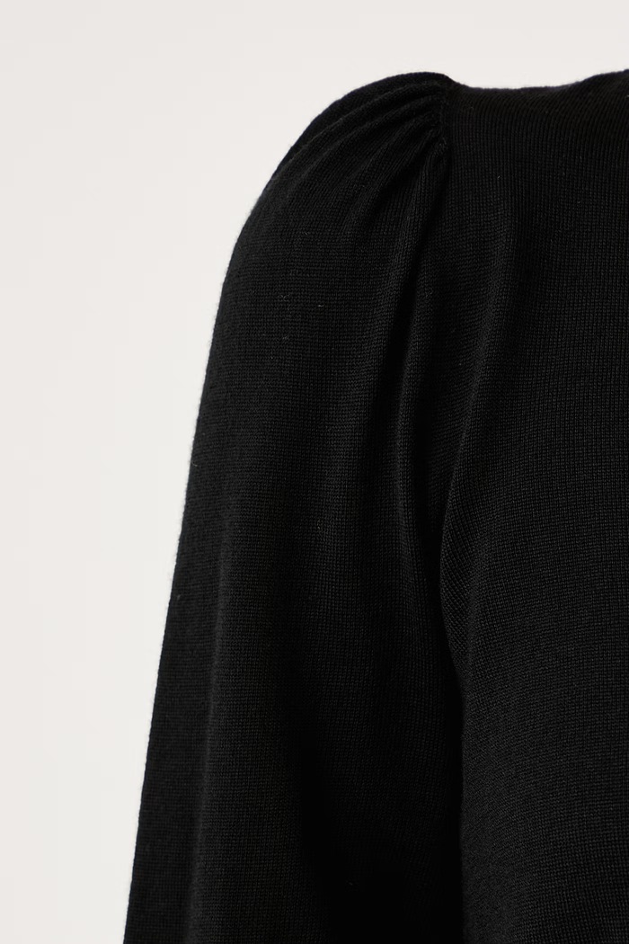 Pulover za žene od vune Twinset crna 262TT3222
