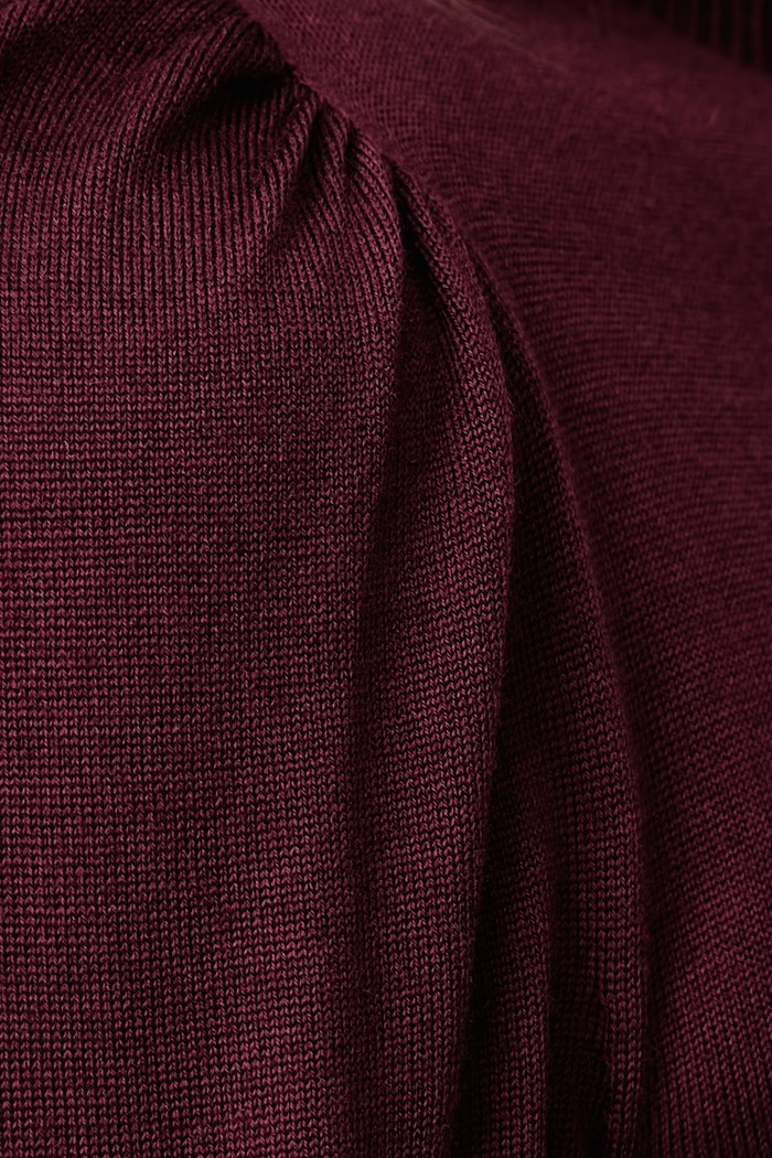 Poludolčevita za žene od vune Twinset 262TT3221 bordo