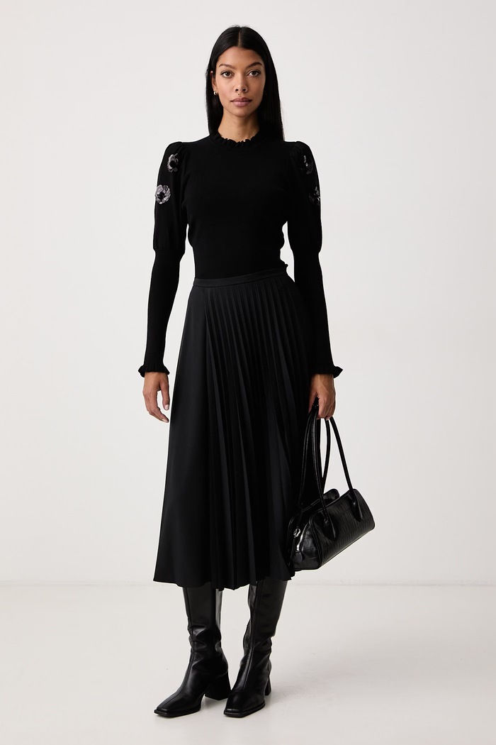 Twinset Πουλόβερ γυναικείο με βισκόζη 262AT3105 μαύρο AW26