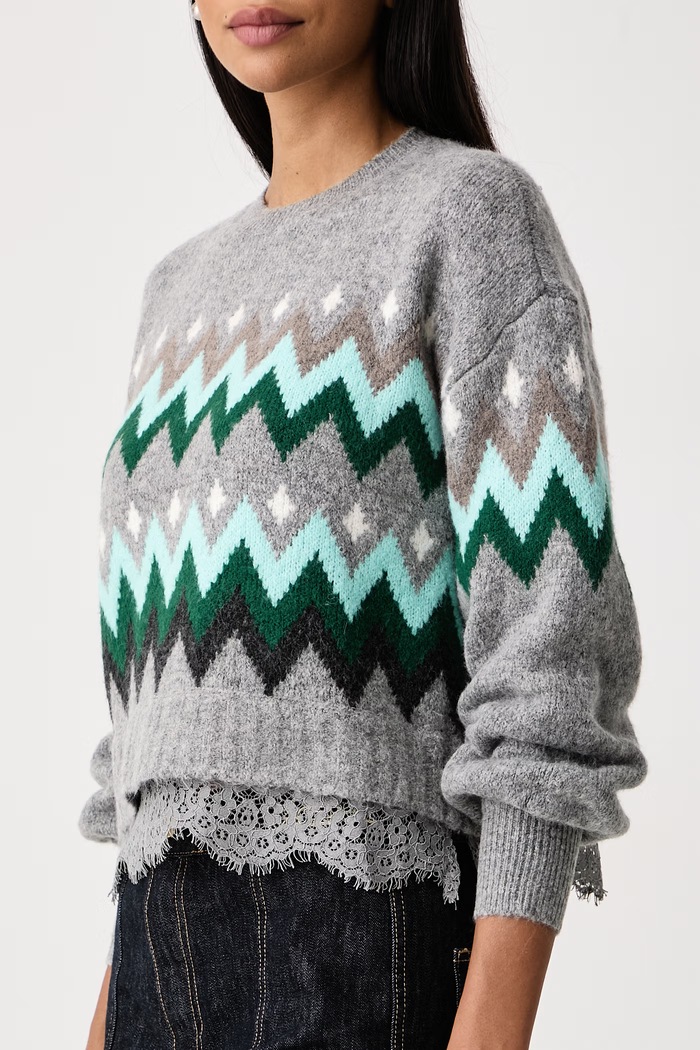 Pulover za žene Twinset 262AT3034 siva