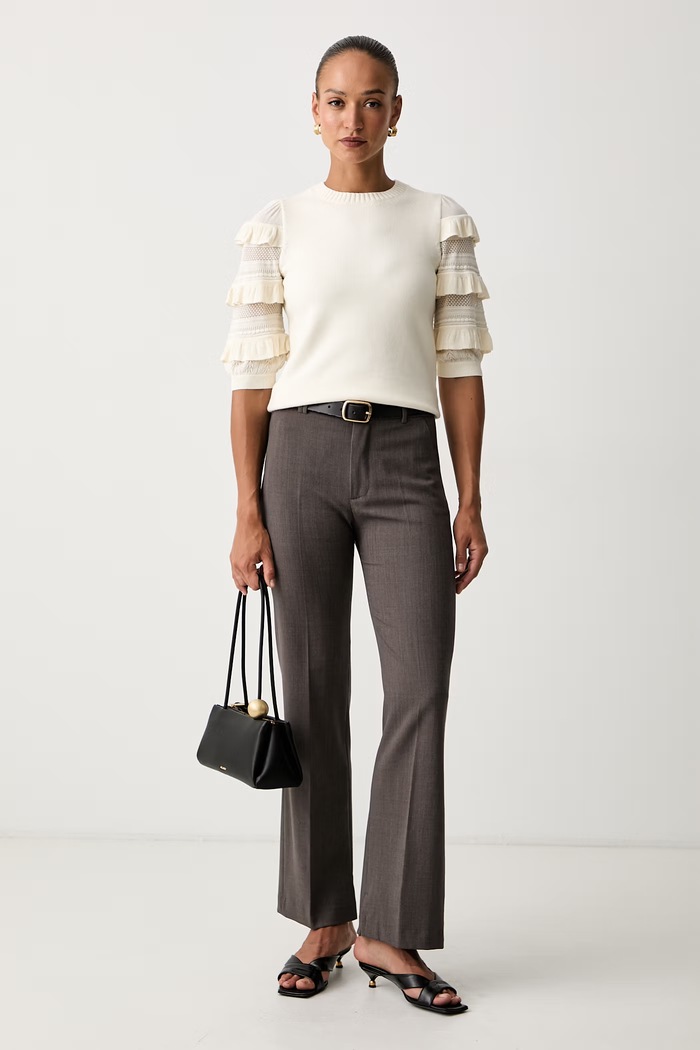 Twinset sveter dámsky s vlnou 262TP3111 béžová AW26