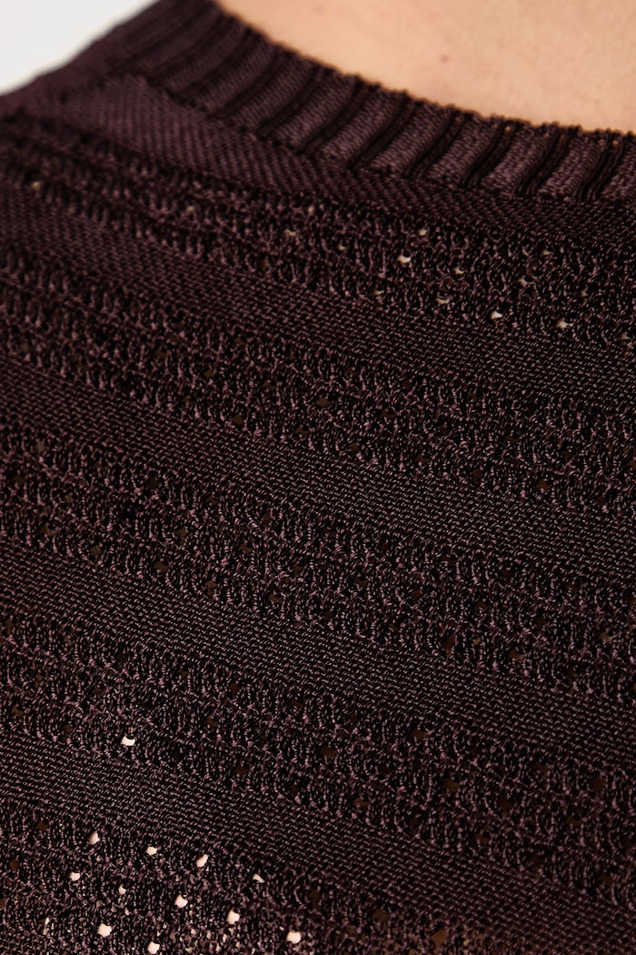 Sweter damski z wiskozą Twinset brązowy 262TP3492