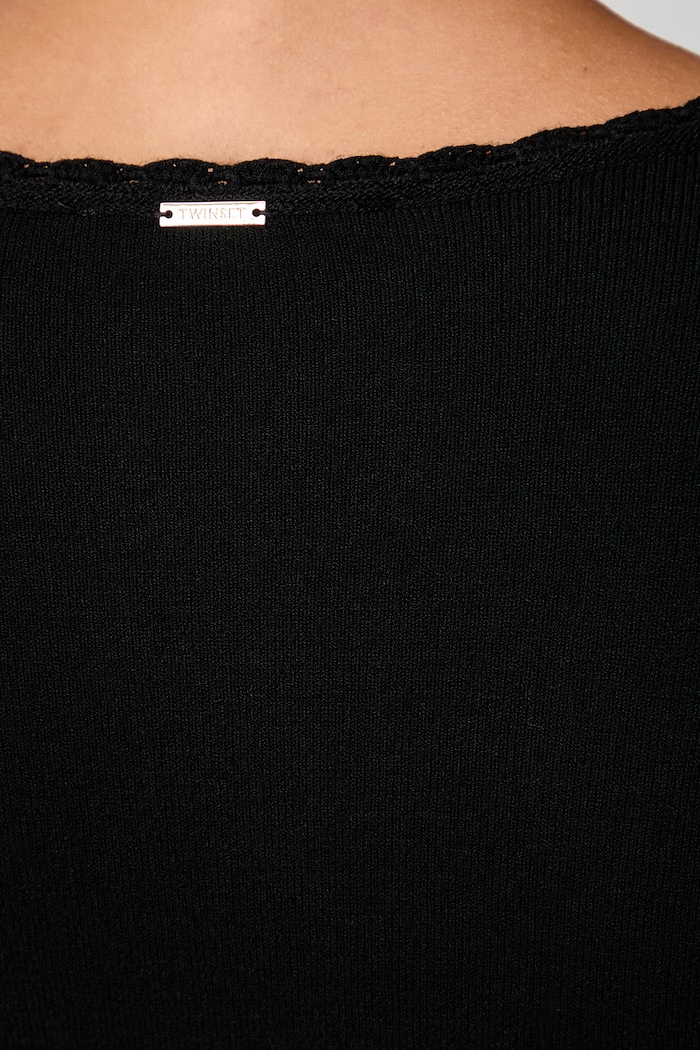 Twinset пуловер дамски с вискоза 262TP3033 черен