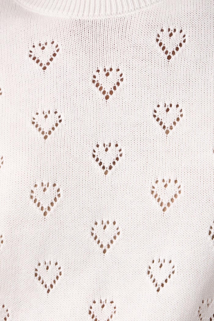 Pulover pentru femei cu amestec de cașmir Twinset alb 262TP3020