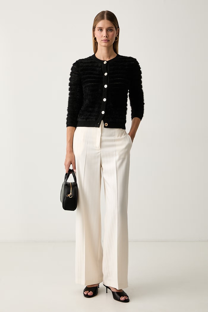 Twinset жилетка дамска с вълна 262AP3032 черен AW26