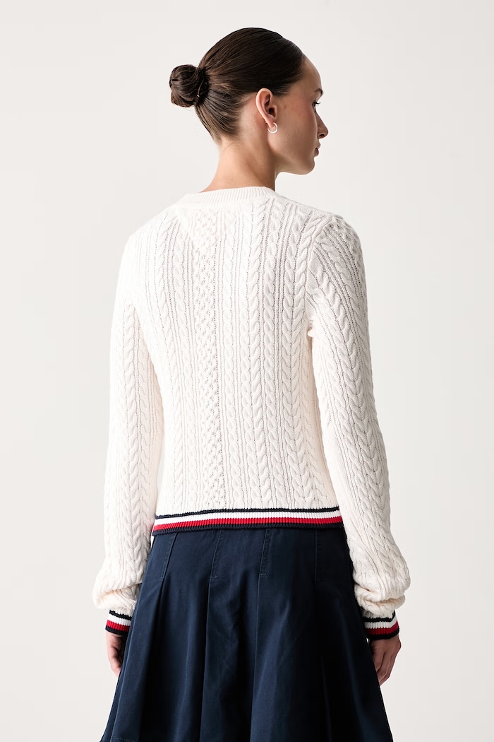 Odzież Tommy Jeans sweter damski bawełniany DW0DW22933 beżowy