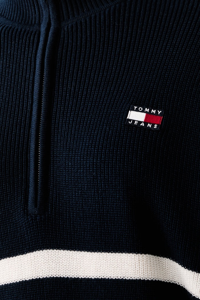 Tommy Jeans sweter damski bawełniany DW0DW22928 granatowy