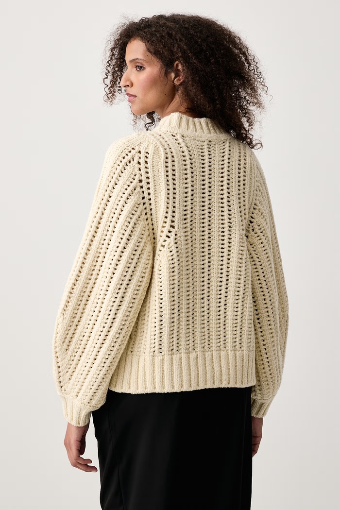 Odzież Sessun Sweter damski z wełną BOBARDI 26109038 beżowy