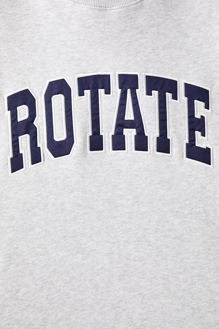 Rotate bluza bawełniana damska 1163711473 szary