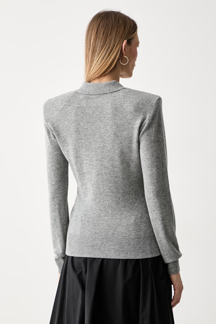 Odzież Rotate sweter damski wełniany 1161811093 szary