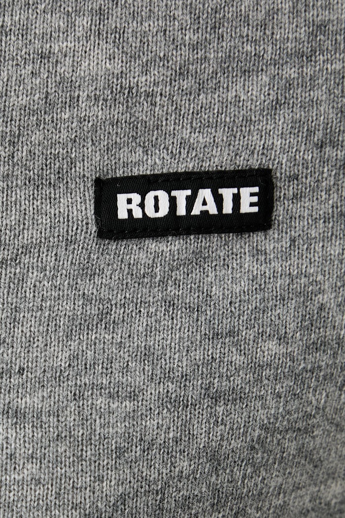 Rotate sweter damski wełniany 1161811093 szary