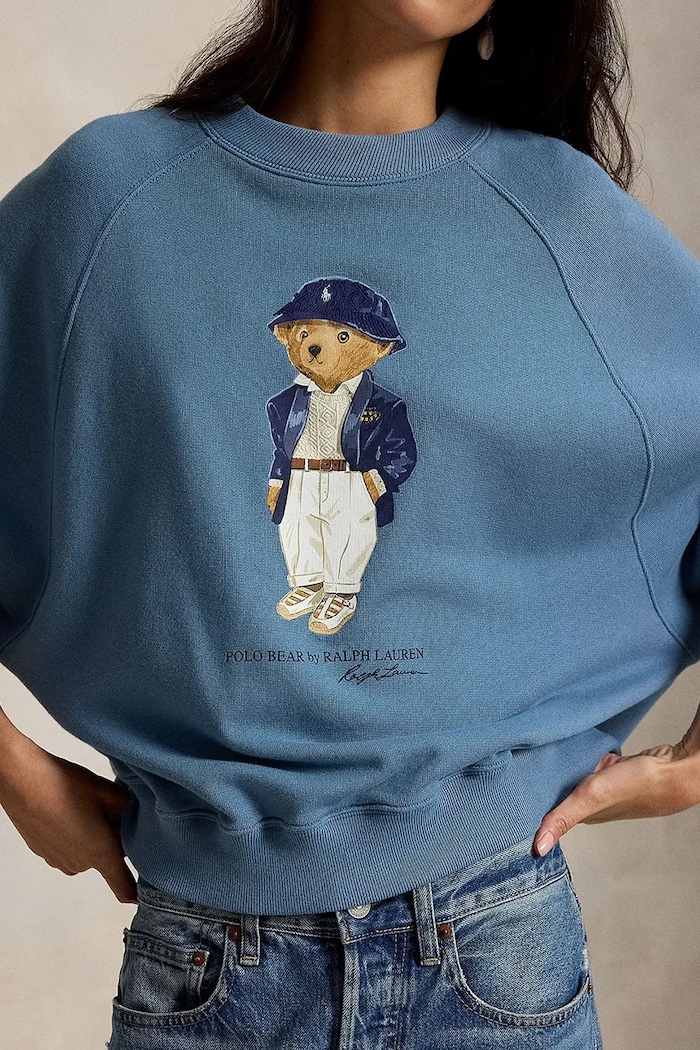 Polo Ralph Lauren sweter damski z bawełną niebieski 211B17778