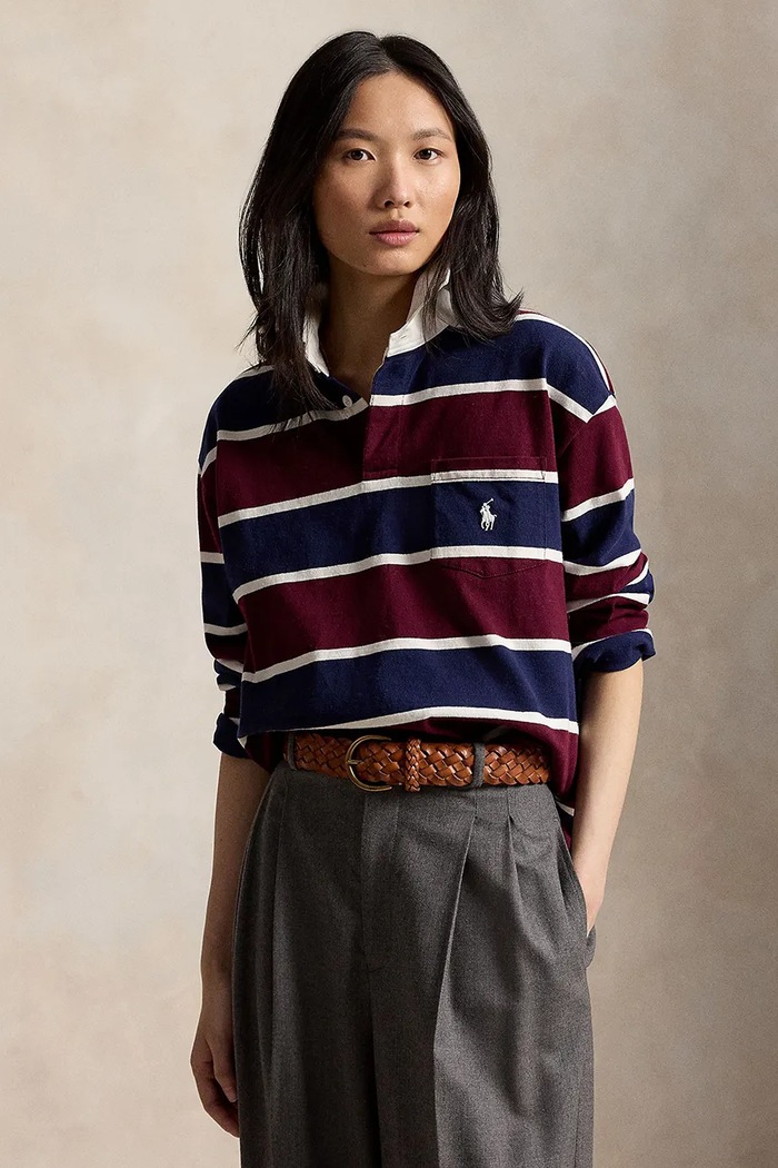 Polo Ralph Lauren Bluza damska bawełniana multicolor 211B17775