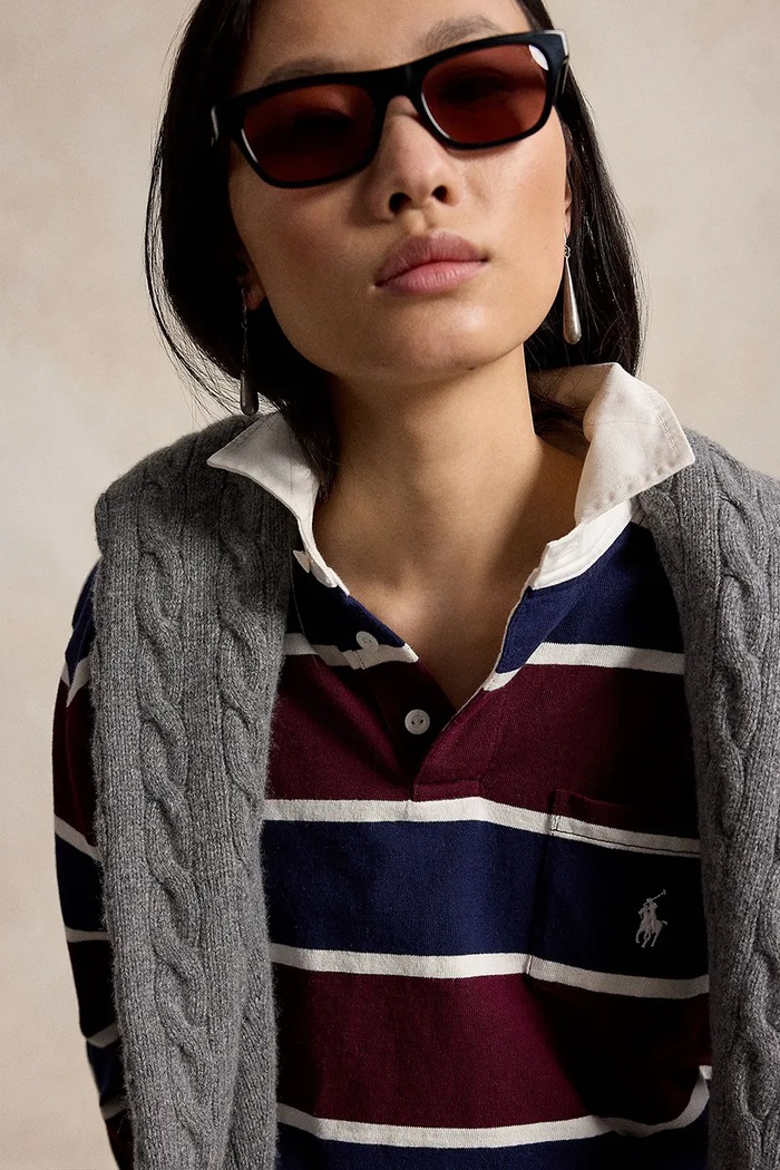 Bluza damska bawełniana Polo Ralph Lauren 211B17775 multicolor