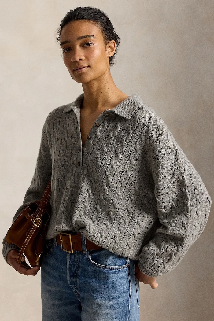 Polo Ralph Lauren pulóver női gyapjú szürke 211B17767