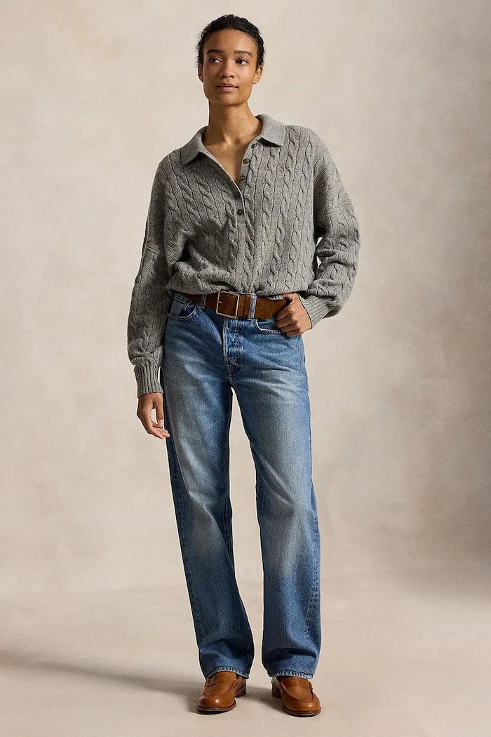 Ruházat Polo Ralph Lauren pulóver női gyapjú 211B17767 szürke