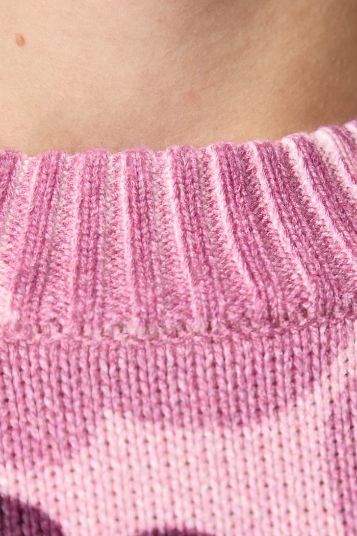Sweter damski bawełniany Marimekko różowy 096089