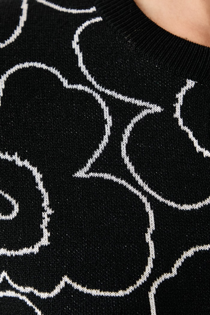 Kardigan za žene s vunom Marimekko crna 096078