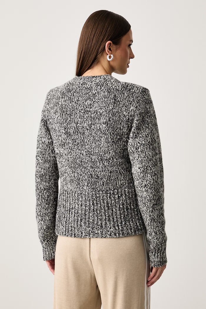 Abbigliamento Marimekko Cardigan elegante da donna in lana 096086 grigio
