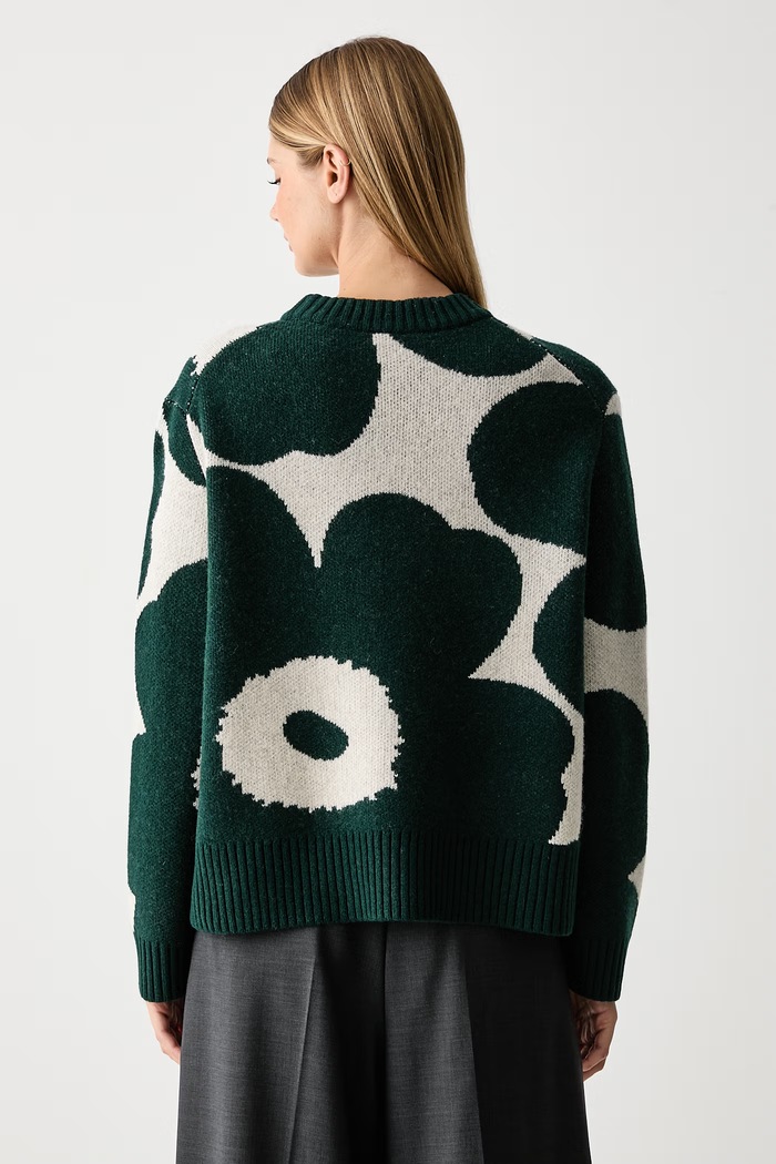 Odjeća Marimekko Pulover za žene s vunom 096077 zelena