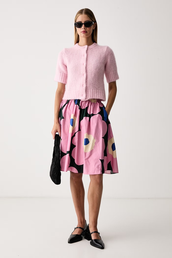 Marimekko Жилетка дамска с вълна 096075 розов AW26