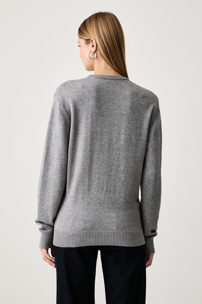 Odzież Guess Sweter damski z wiskozą ALICIA W6BR84.Z1927 szary