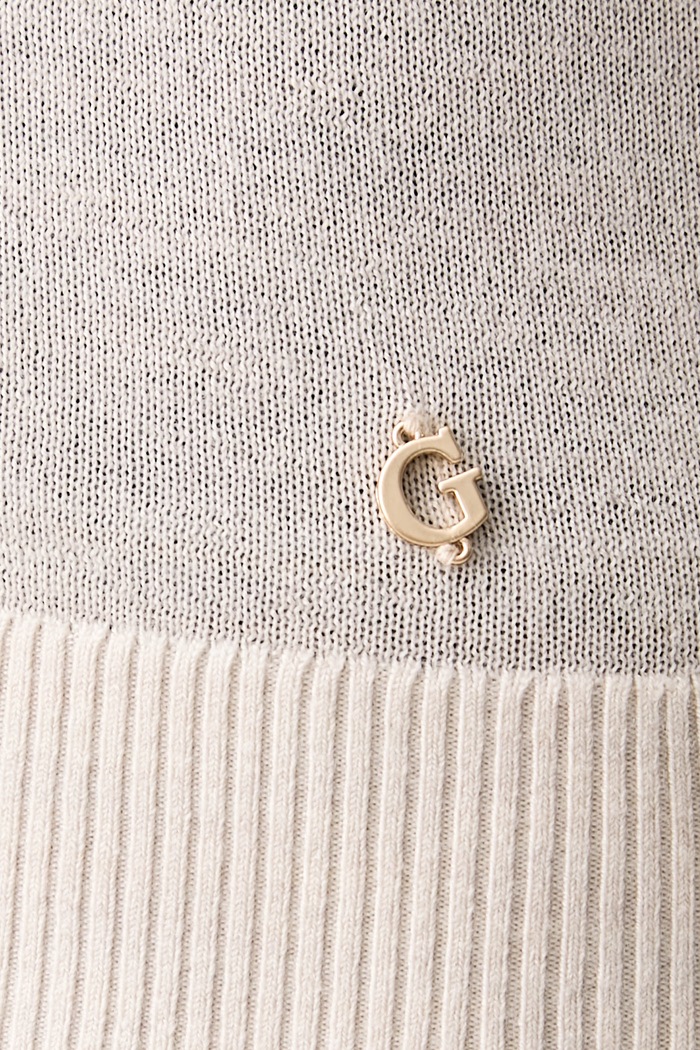 Pulover za žene od merino vune PRISCILLA Guess bež W6BR81.Z1917