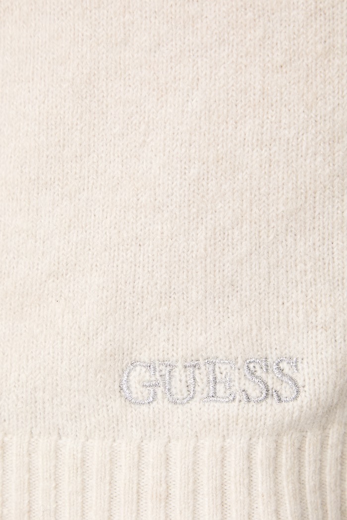 Пуловер дамски с вълна AMELIE Guess бежов W6BR73.Z1757