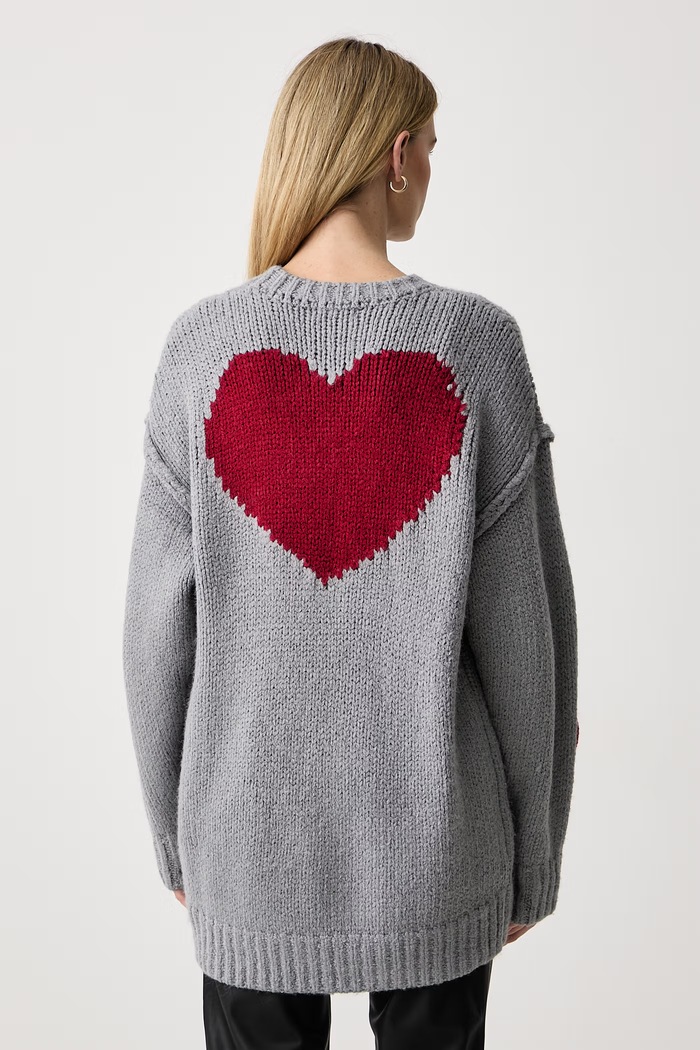 Odzież Guess Sweter damski ANITA W6BR71.Z1754 szary