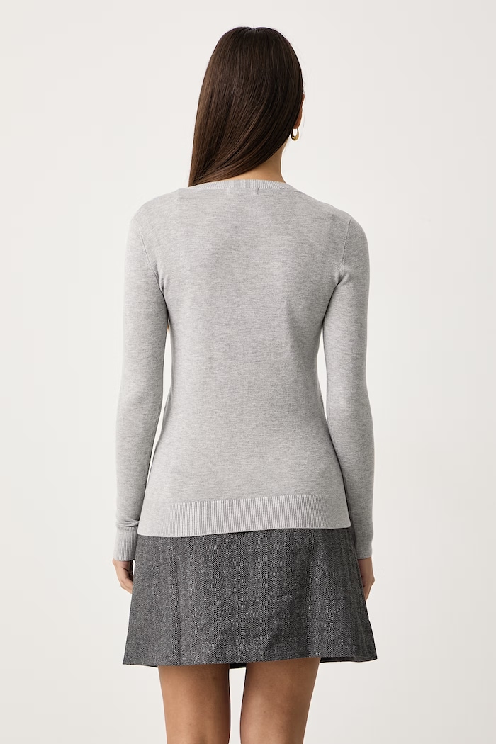 Odzież Guess Sweter damski z wiskozy HANNAH W6BR55.Z1456 szary
