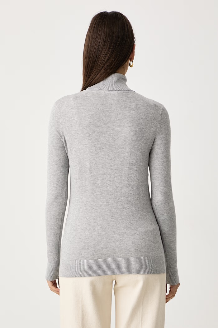 Odzież Guess Sweter damski z wiskozą HALLIE W6BR54.Z1455 szary